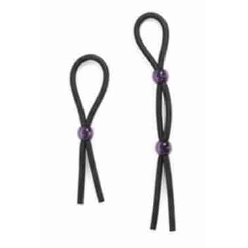 Набор эрекционные лассо Doc Johnson Silicone Cock Ties Black, черный