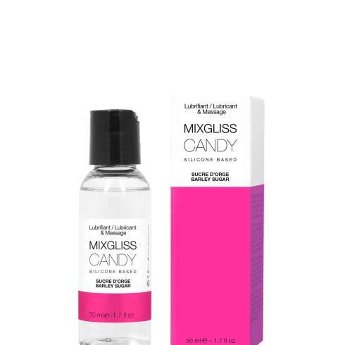 Массажный лубрикант Mixgliss Candy Ячменный сахар на силиконовой основе, 50 мл