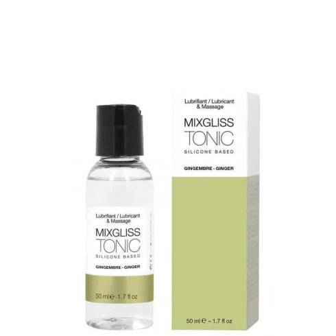 Массажный лубрикант Mixgliss Tonic Имбирь на силиконовой основе, 50 мл