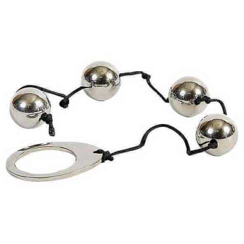 Анальные шарики Heavy Metal Anal Beads Seven Creations, серебряный