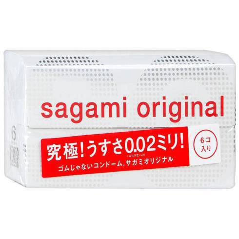 Полиуретановые презервативы Sagami Original 0.02, 6 шт