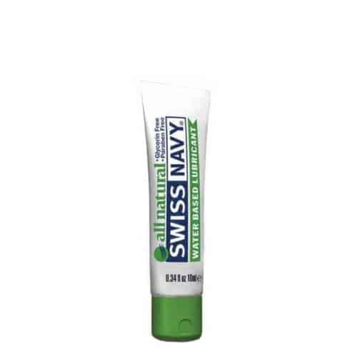 Гипоаллергенный лубрикант Swiss Navy All Natural на водной основе, 10 мл