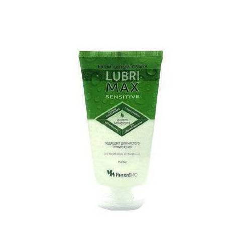 Гель-смазка ИнтелБИО Lubrimax Sensitive на водной основе, 75 мл