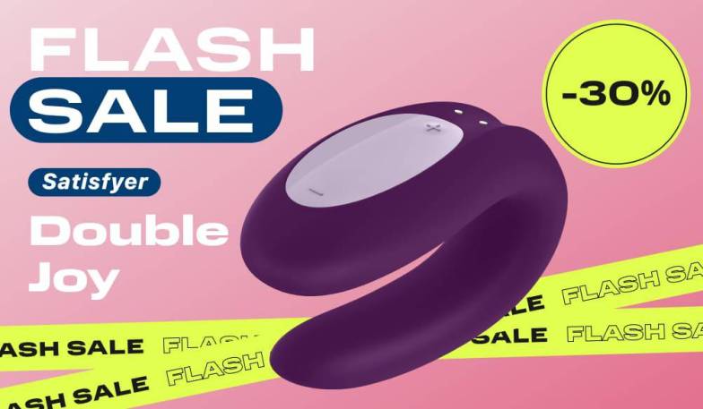 30% на вибратор для пар Satisfyer Double Joy