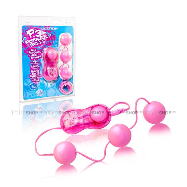 Вагинальные шарики Power Balls Pink - Doc Johnson