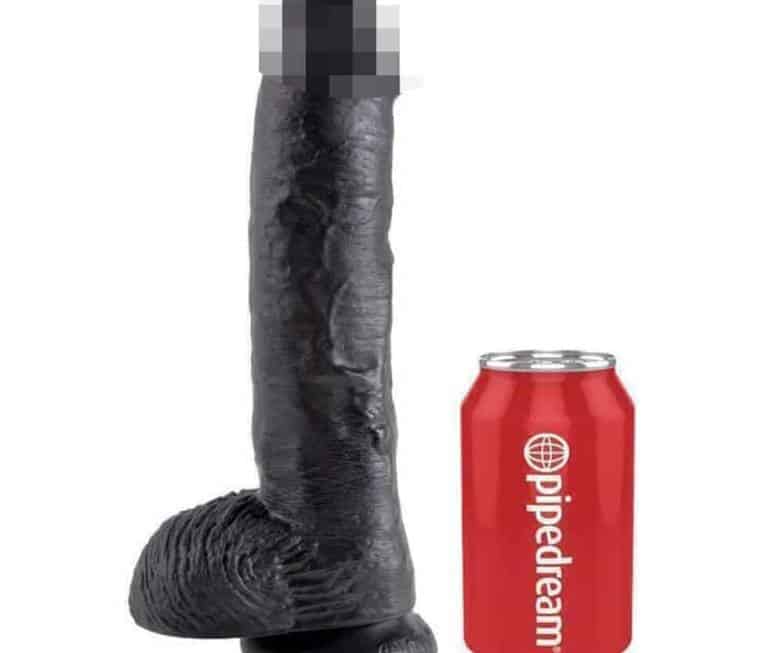 Большой фаллоимитатор PipeDream King Cock 26.7 см, чёрный