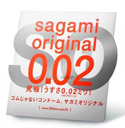 Полиуретановые презервативы Sagami Original 0.02, 1шт