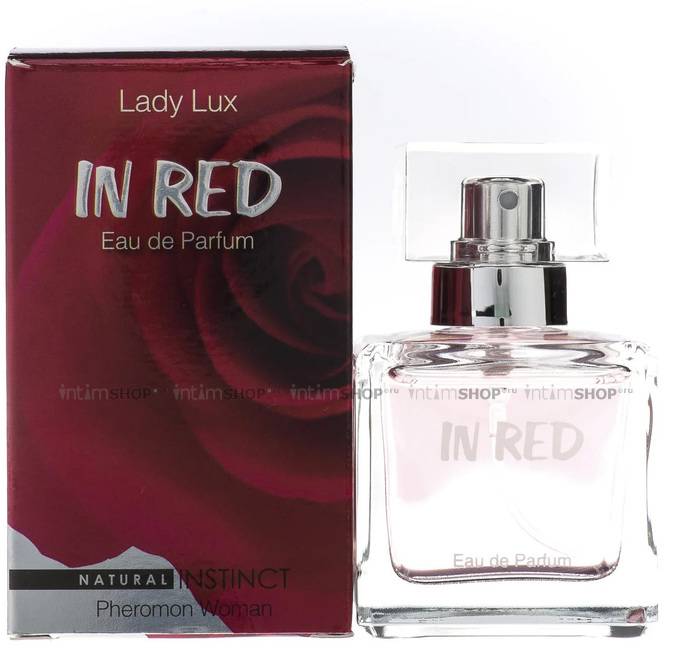 Парфюмерная вода для женщин с феромонами Natural Instinct Lady Lux In Red, 100 мл