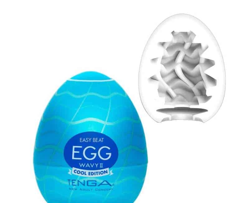 Мастурбатор Tenga Egg Wavy Special Cool Edition, белый