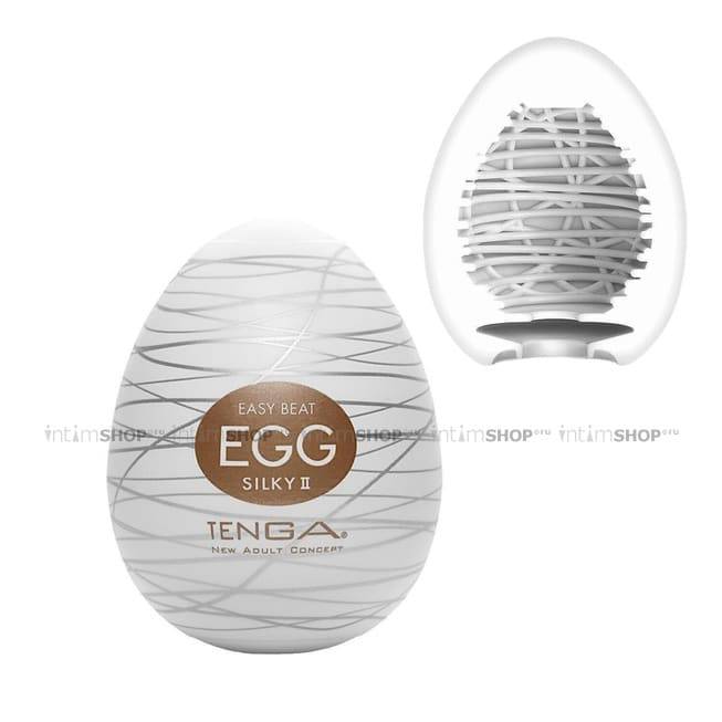 Мастурбатор Tenga Egg Standart Silky II, белый