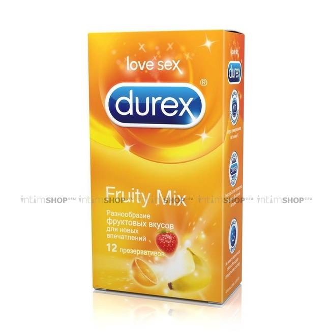 Презервативы Durex Fruity Mix (12 шт.)