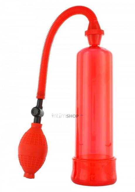 Вакуумная Помпа Penis Enlarger Pump красная - 19 см