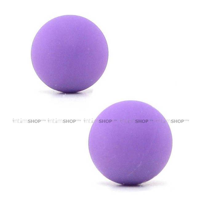 Вагинальные шарики металлические в силиконовой оболочке фиолетовые