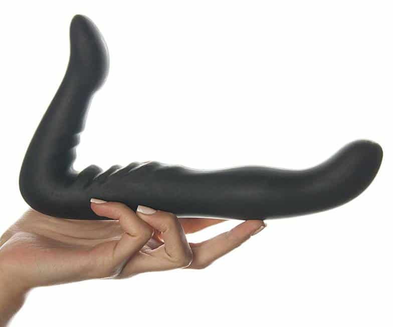 Безремневой страпон PipeDream Fetish Fantasy Elite Strapless Strap On, черный