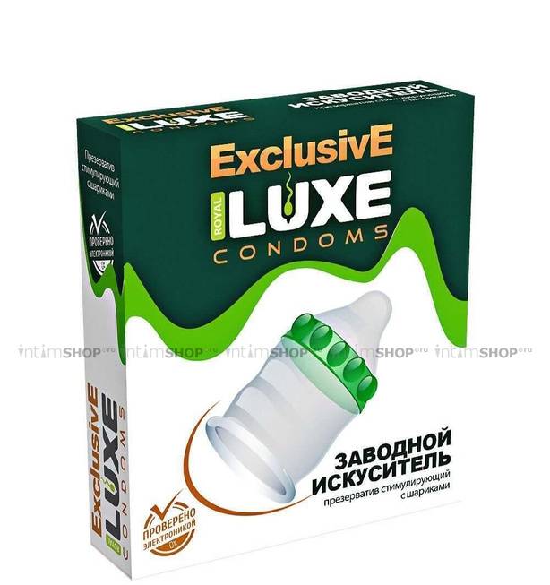 Презерватив Luxe Exclusive Заводной искуситель с шариками, 1 шт