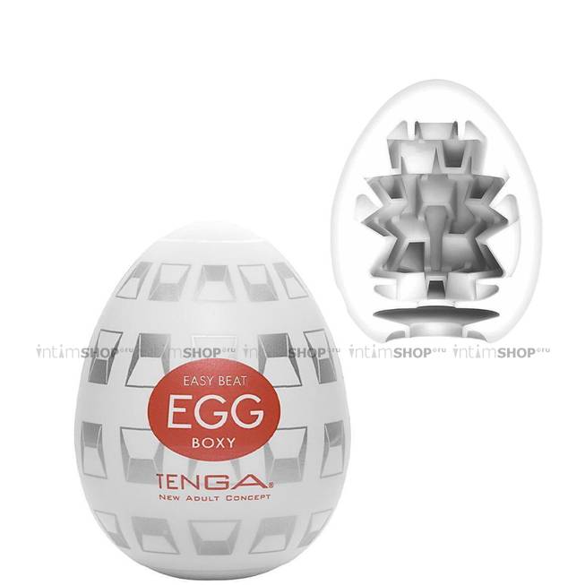 Мастурбатор Tenga Egg Standart Boxy, белый