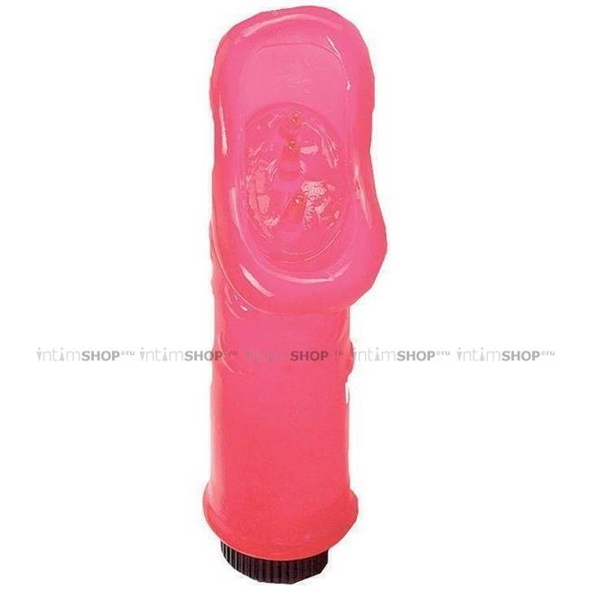 Клиторальная помпа с вибрацией Ultimate Vagina Vibe Pink, розовый