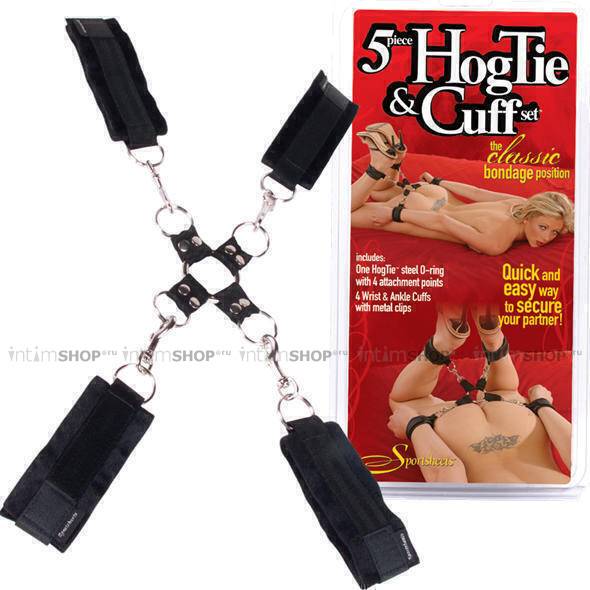 Классический бондаж Hog Tie & Cuff Set