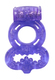 Виброкольцо с подхватом мошонки Lola Games Rings! Treadle, фиолетовое