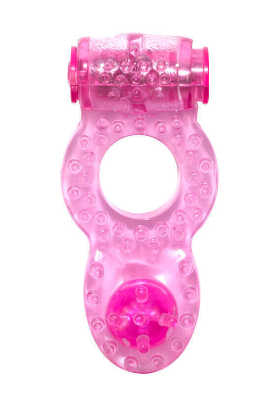Эрекционное виброкольцо Lola Games Rings Ringer, ярко-розовый