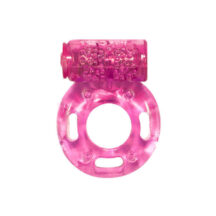 Эрекционное кольцо с вибрацией Rings Axle-pin, розовый