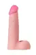 Страпон на креплении LoveToy с поясом Harness, телесный, 17 см