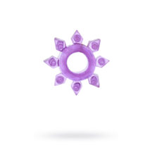 Эрекционное кольцо Toyfa в форме звезды, фиолетовое