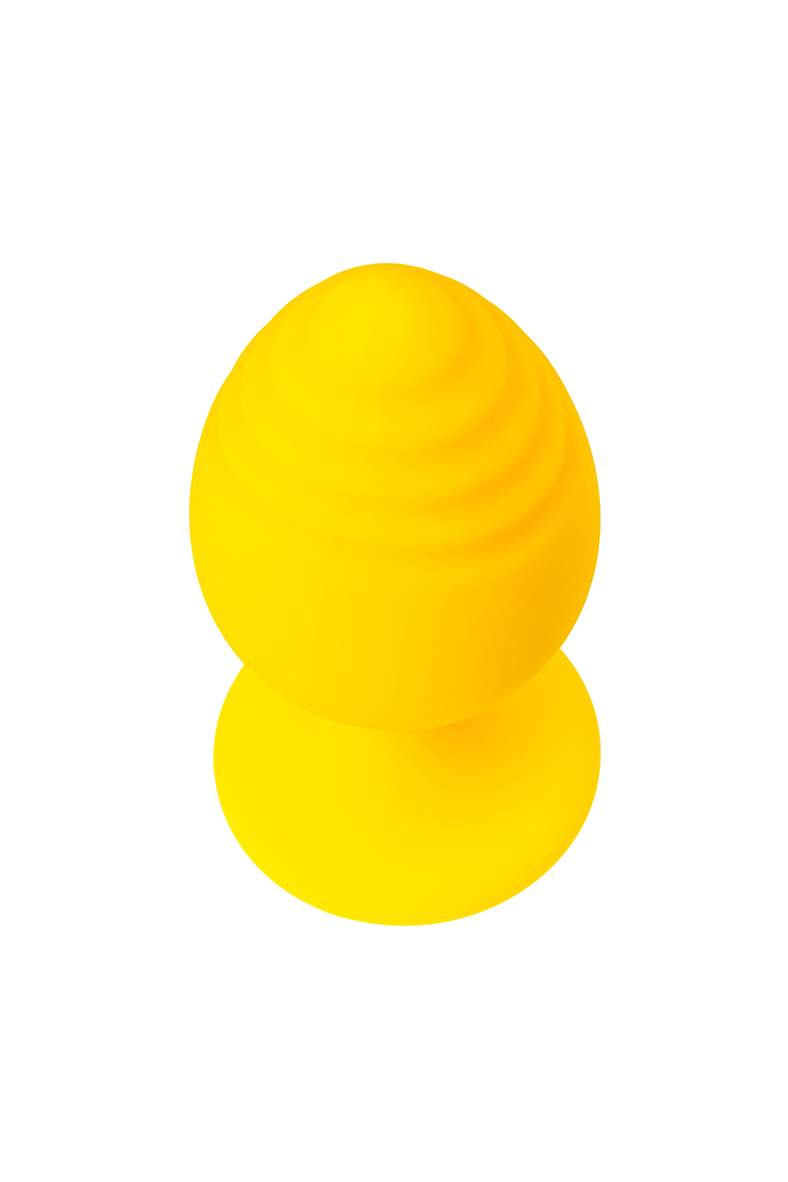 Анальная пробка ToDo by Toyfa Riffle 6 см, желтая