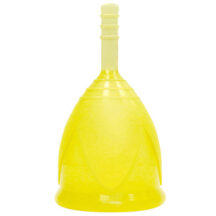 Менструальная чаша Тюльпан L, жёлтая