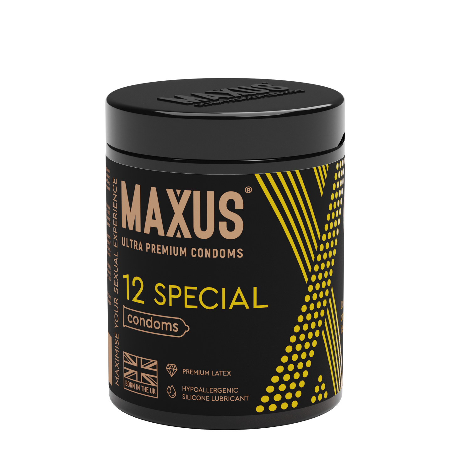 Презервативы точечно-ребристые Maxus Special, 12 шт