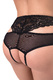Трусики с доступом Erolanta Charlotte 46-48, черные
