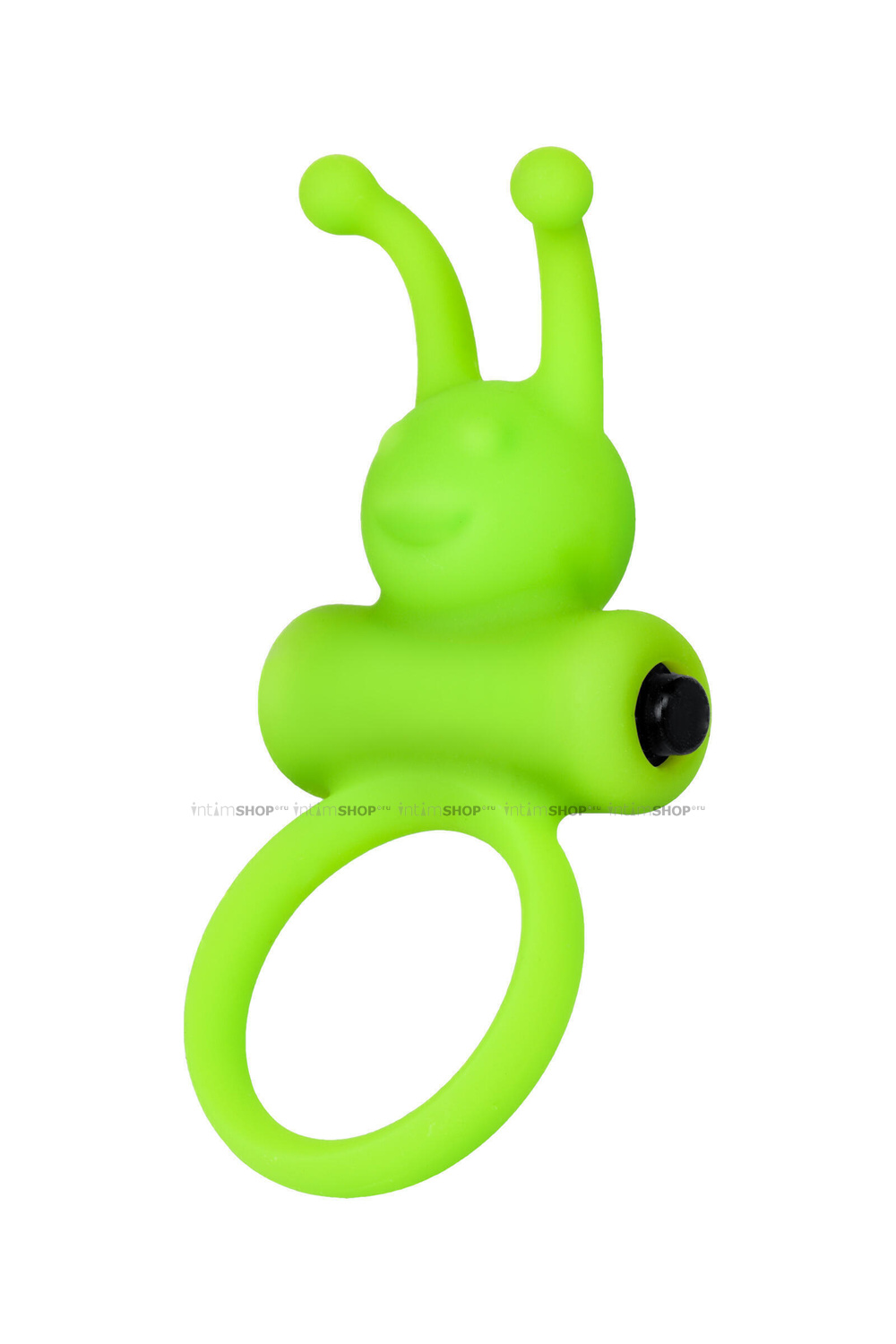 Виброкольцо на пенис Toyfa A-Toys, 9 см, зеленый