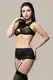 Трусики-пояс для чулок Waname Apparel Elegance черные, 2XL
