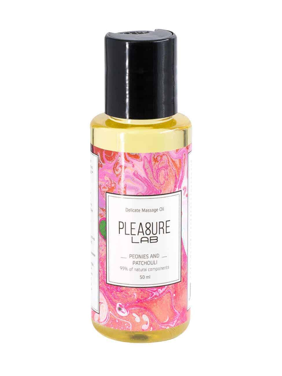 Массажное масло Pleasure Lab Delicate пионы и пачули, 50 мл