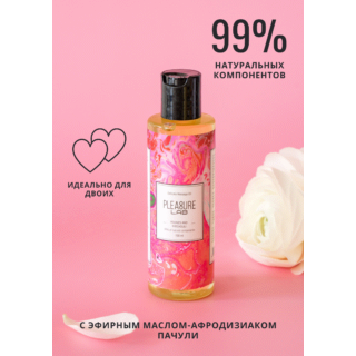 Массажное масло Pleasure Lab Delicate пионы и пачули, 100 мл