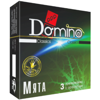 Презервативы Domino Classic Мята, 3 шт