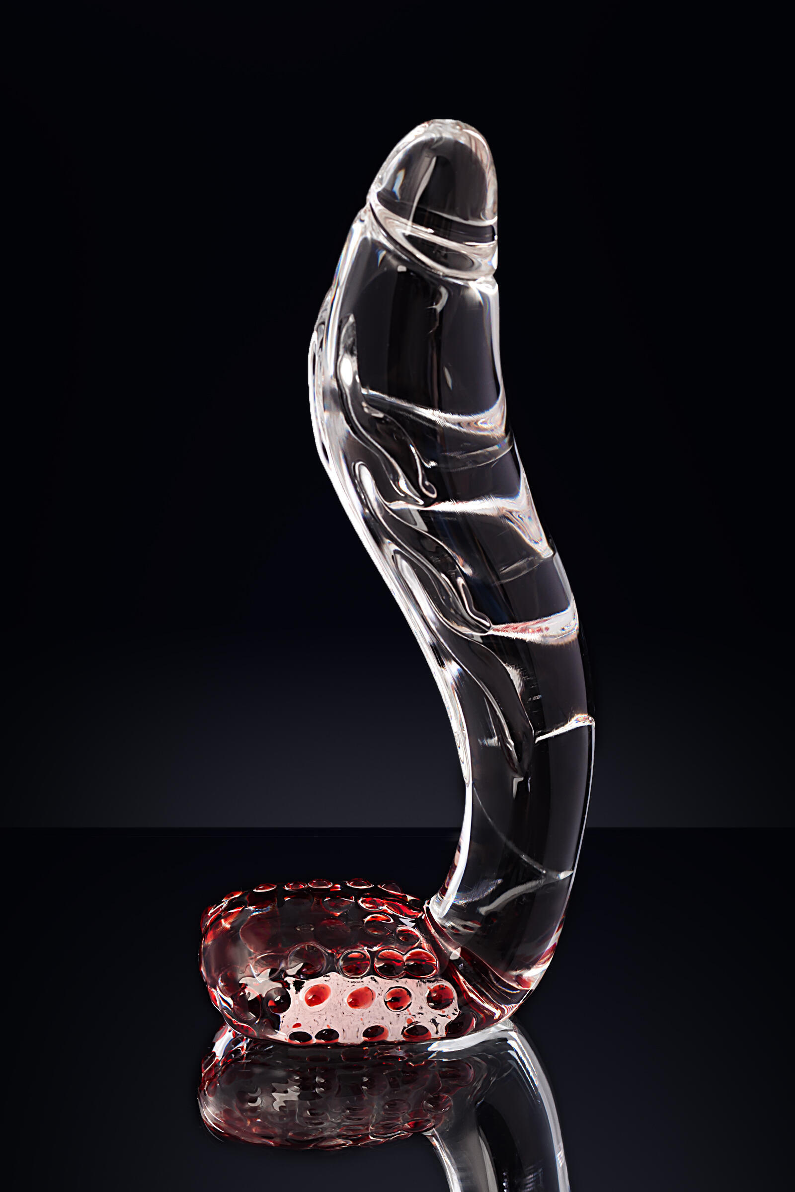 Фаллоимитатор Sexus Glass 17.5 см, бесцветный