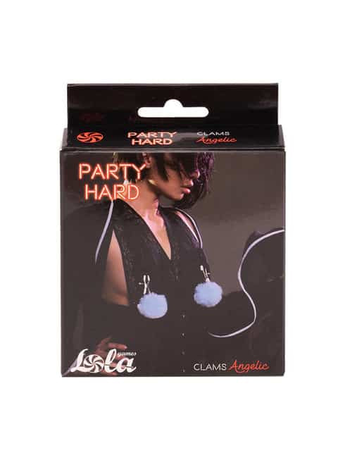 Зажимы на Cоски Party Hard Angelic Blue Lola Games Party Hard от IntimShop