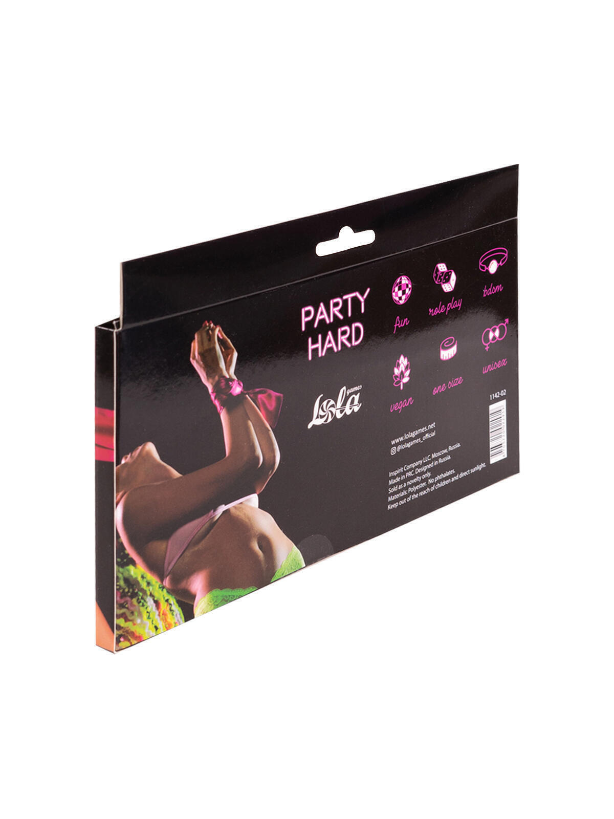 Лента для связывания Lola Games Party Hard, розовая