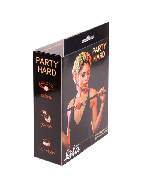 Кляп Party Hard Love Addict Red Lola Games Party Hard от IntimShop