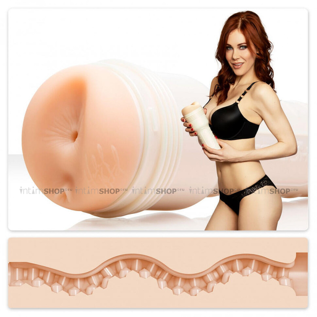 Мастурбатор-анус Fleshlight Girls Maitland Ward с рельефом Tight Chicks, телесный от IntimShop