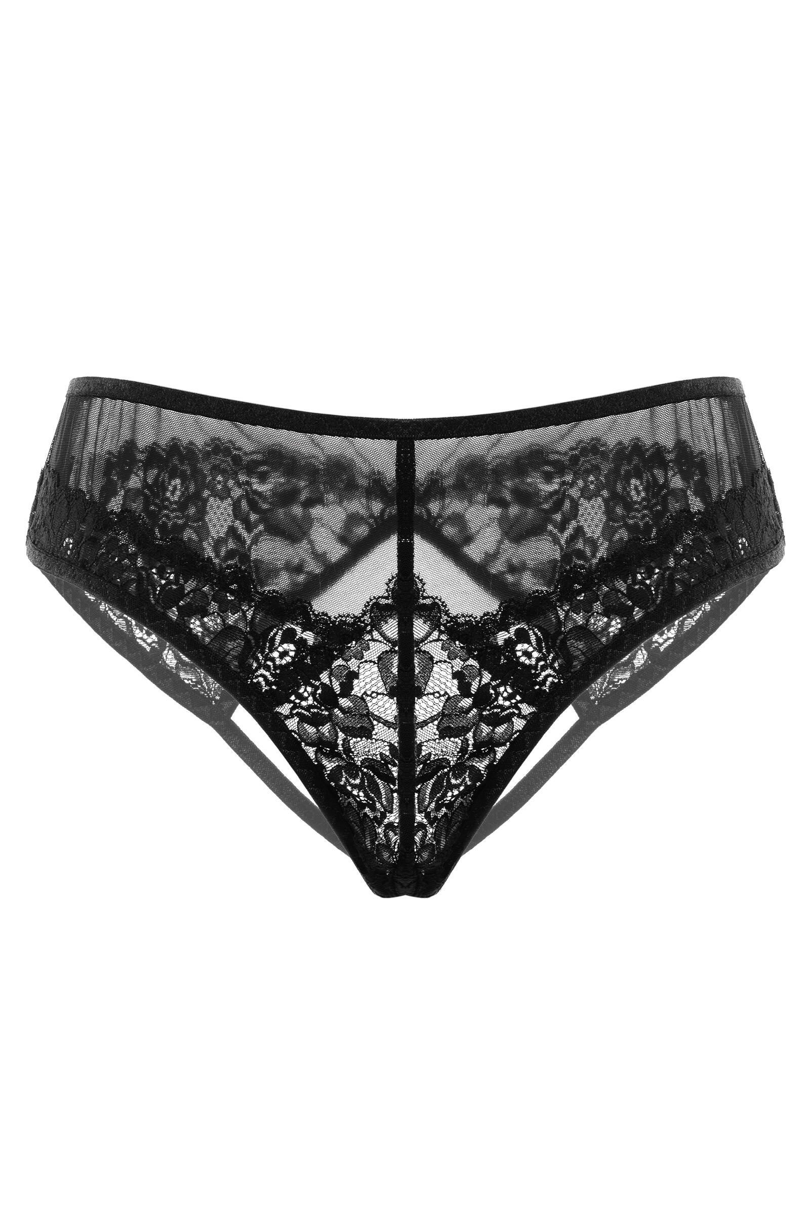 Трусики с доступом Erolanta Magali 50-52, черные