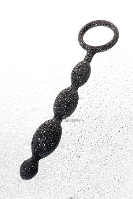Анальная цепочка Toyfa A-Toys S, 19,5 см, черный - фото 8