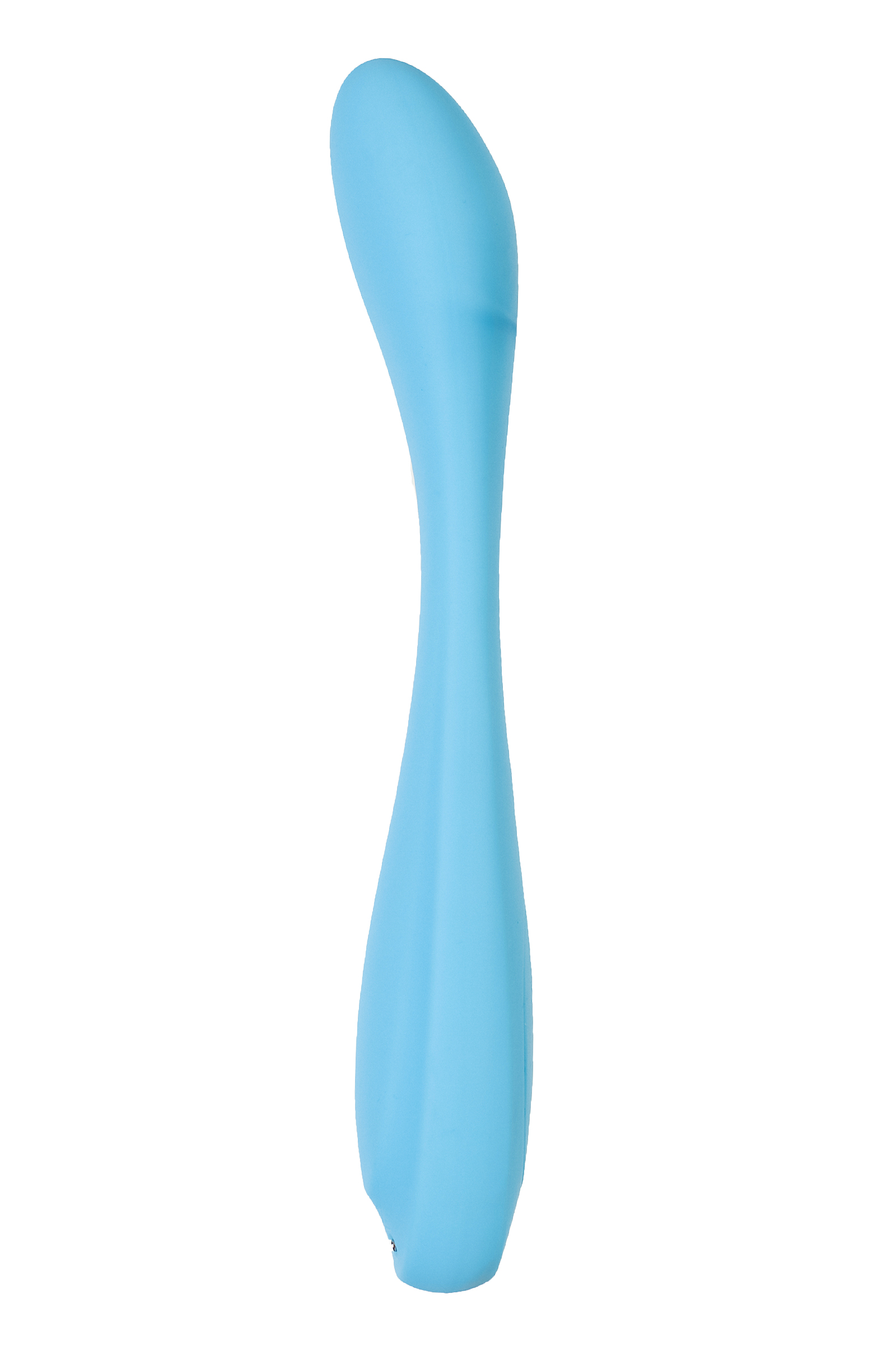 Вагинально-клиторальный вибратор с фиксацией формы Satisfyer G-Spot Flex 4+, голубой