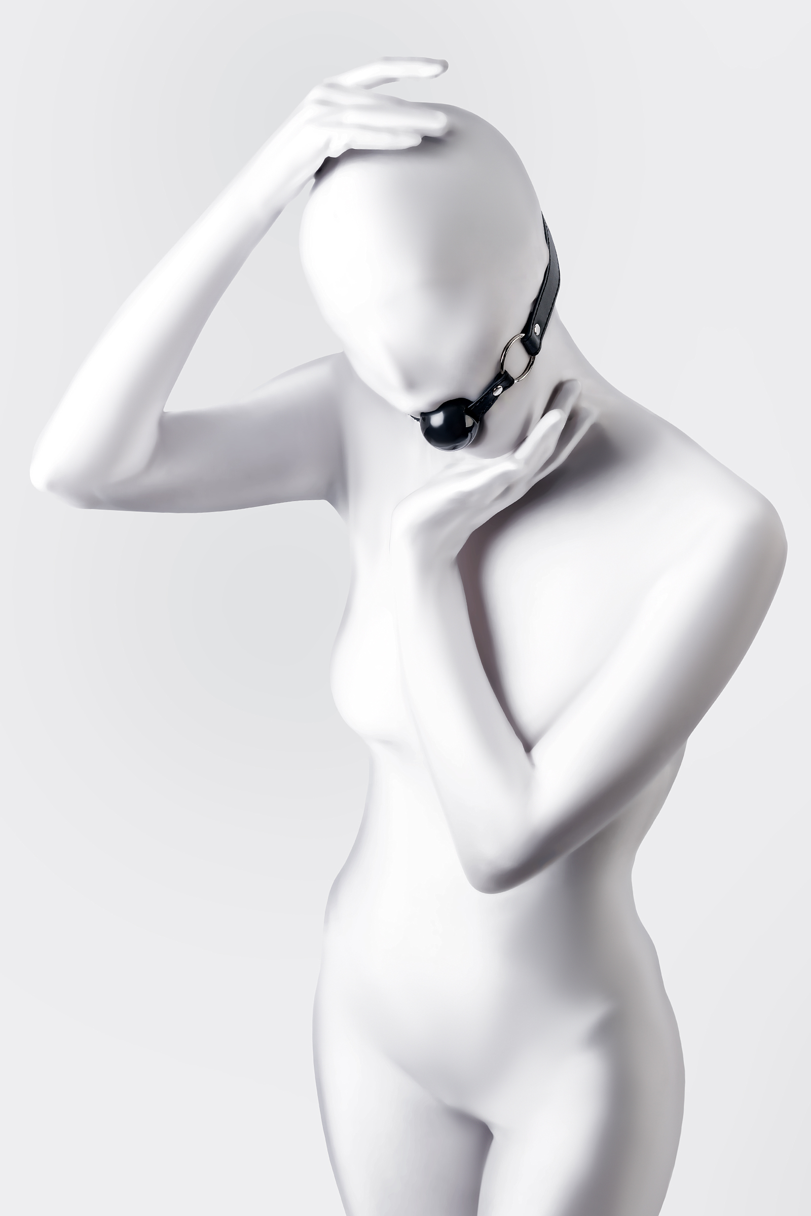Кляп-шар Anonymo by Toyfа, черный
