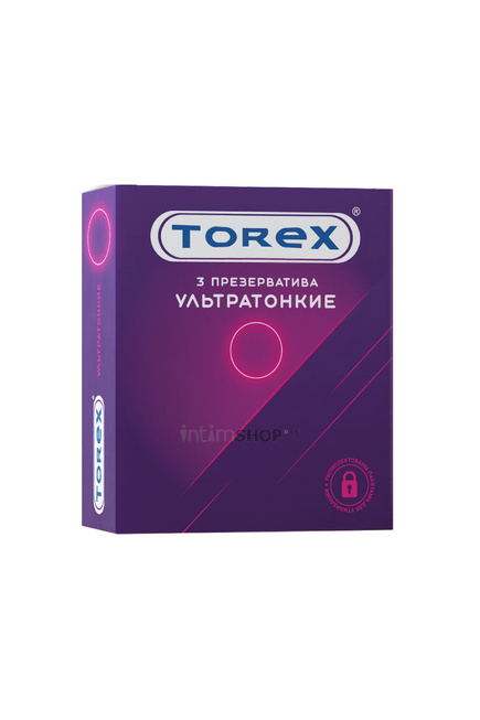 Презервативы ультратонкие Torex №3 от IntimShop