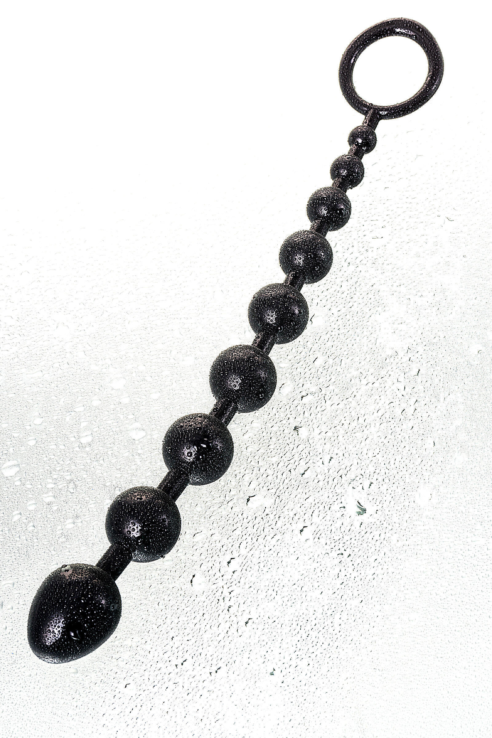 Анальная цепочка Toyfa A-Toys M, 28,3 см, черный