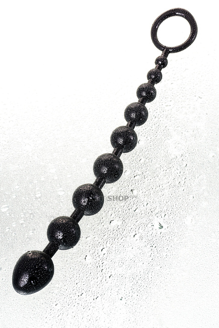 Анальная цепочка Toyfa A-Toys M, 28,3 см, черный от IntimShop