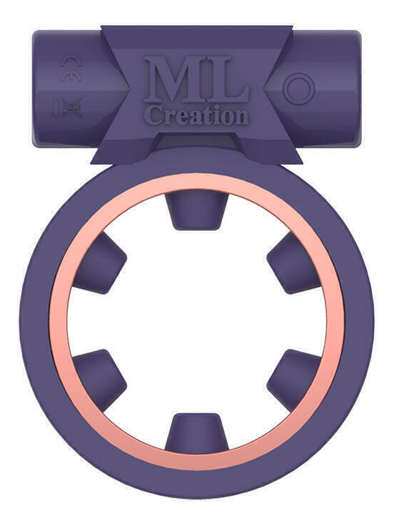 Виброкольцо эрекционное ML Creation Magic Ring, фиолетовый