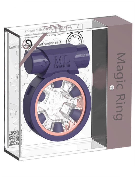 Виброкольцо эрекционное ML Creation Magic Ring, фиолетовый